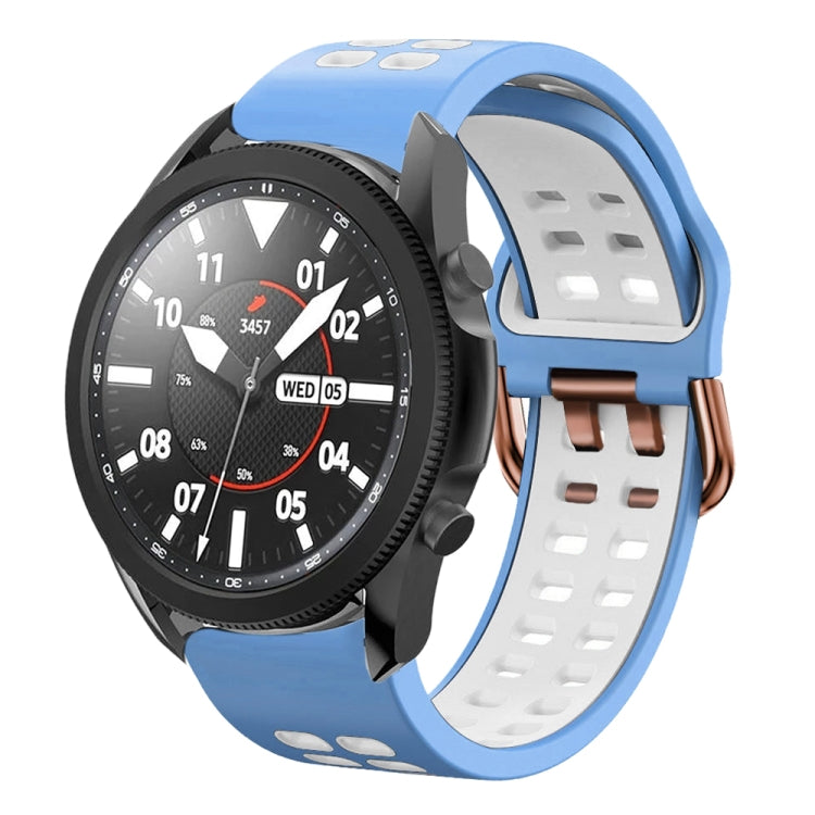 For Samsung Galaxy Watch 5 Pro  45mm 20mm Breathable Two-Color Silicone Watch Band