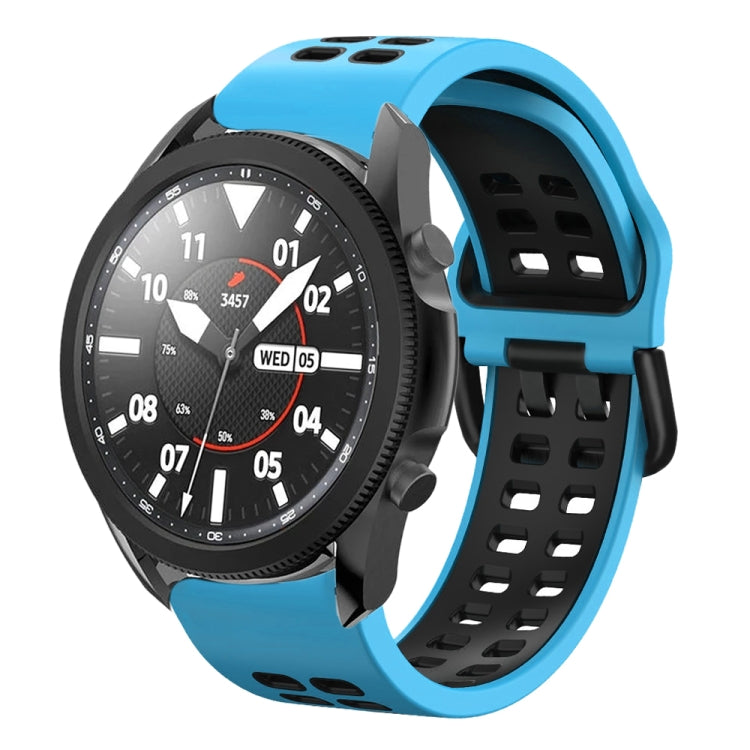 For Samsung Galaxy Watch 5 Pro  45mm 20mm Breathable Two-Color Silicone Watch Band