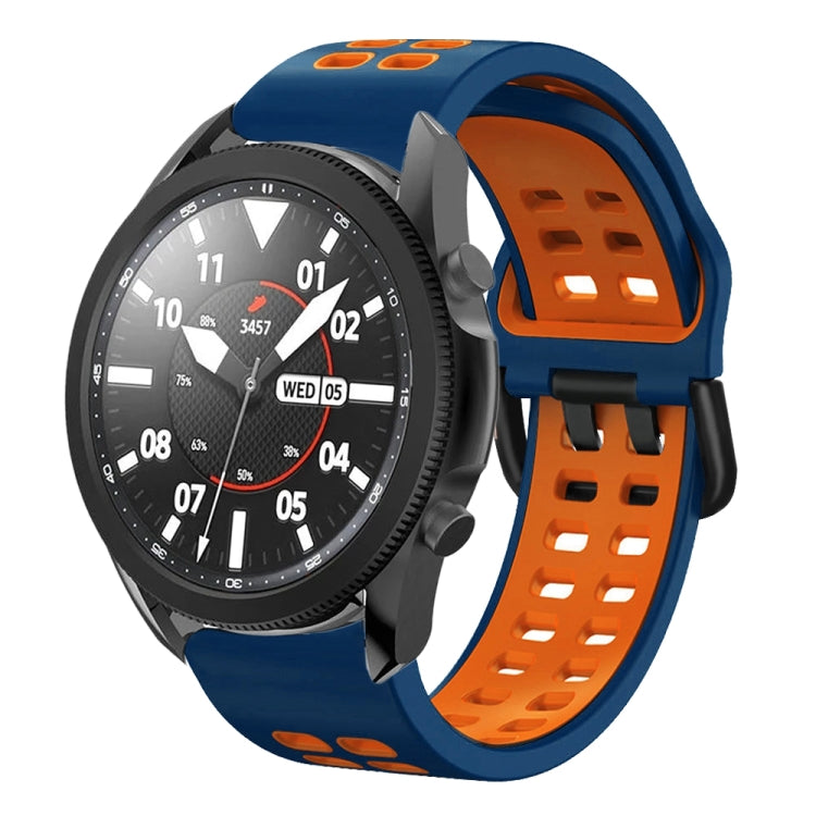 For Samsung Galaxy Watch 5 Pro  45mm 20mm Breathable Two-Color Silicone Watch Band