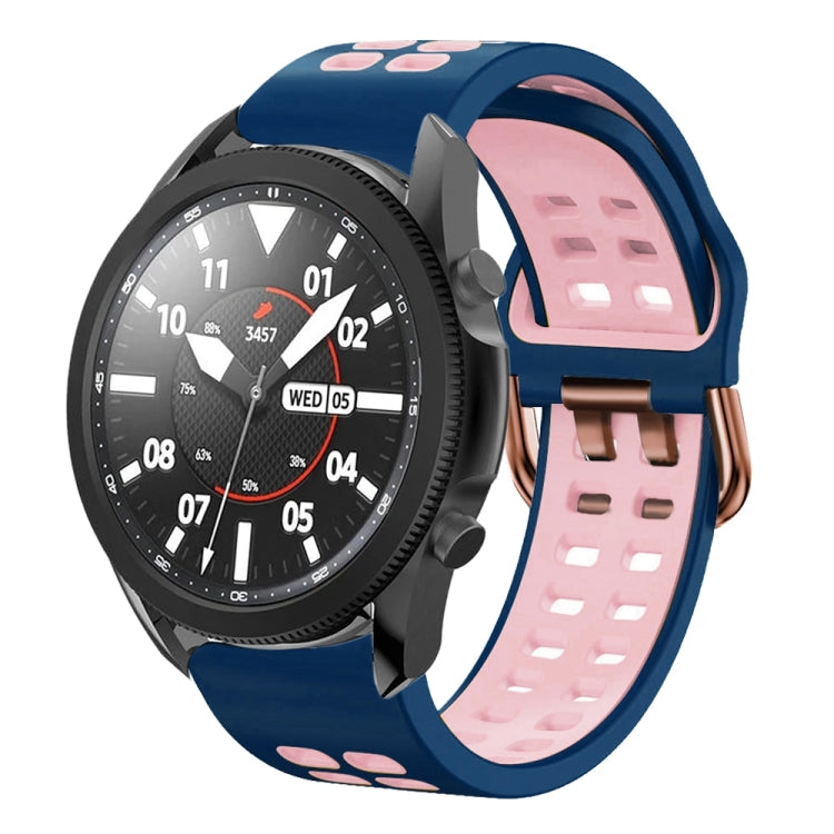 For Samsung Galaxy Watch 5 Pro  45mm 20mm Breathable Two-Color Silicone Watch Band