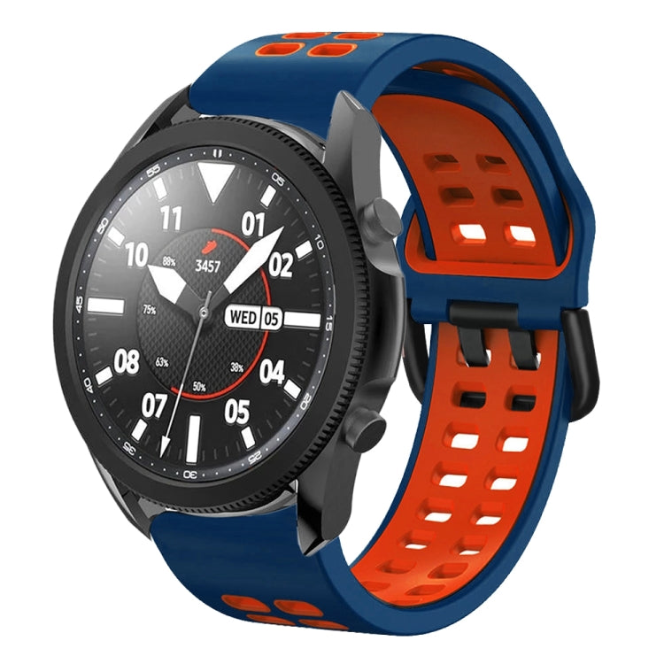 For Samsung Galaxy Watch 5 Pro  45mm 20mm Breathable Two-Color Silicone Watch Band