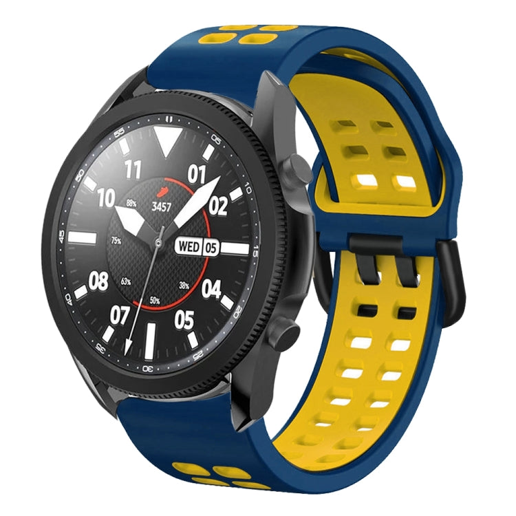 For Samsung Galaxy Watch 5 Pro  45mm 20mm Breathable Two-Color Silicone Watch Band