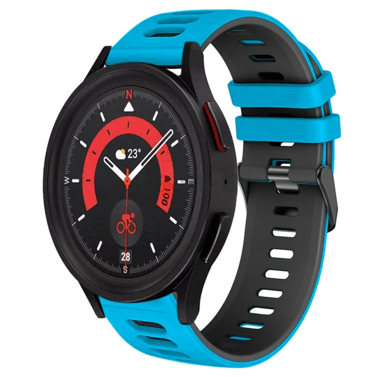 For Samsung Galaxy Watch 5  40mm 20mm Two-Color Silicone Watch Band