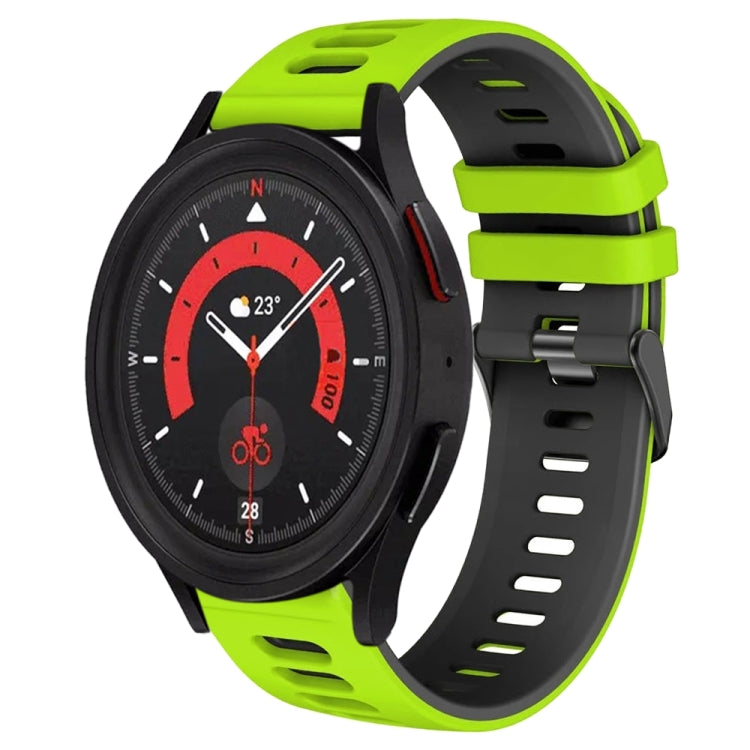 For Samsung Galaxy Watch 5  40mm 20mm Two-Color Silicone Watch Band
