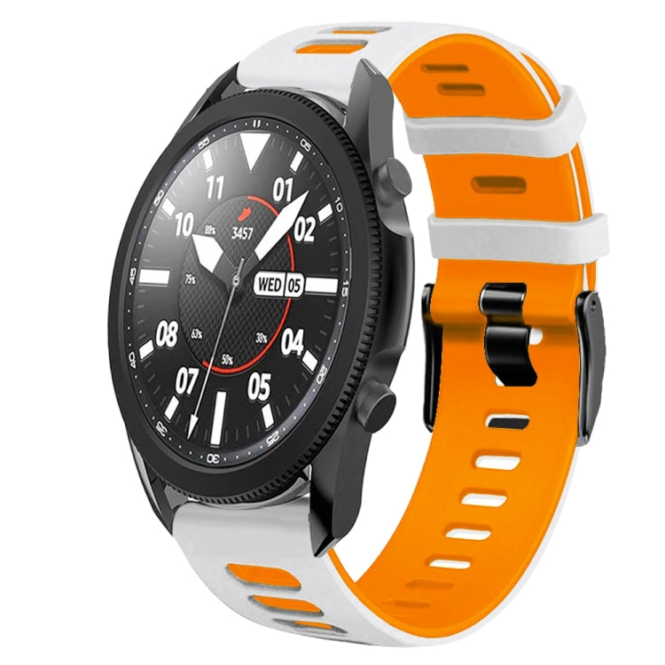 For Samsung Galaxy Watch 5 Pro  45mm 20mm Two-Color Silicone Watch Band