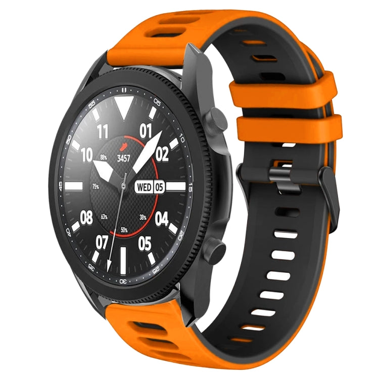 For Samsung Galaxy Watch 5 Pro  45mm 20mm Two-Color Silicone Watch Band