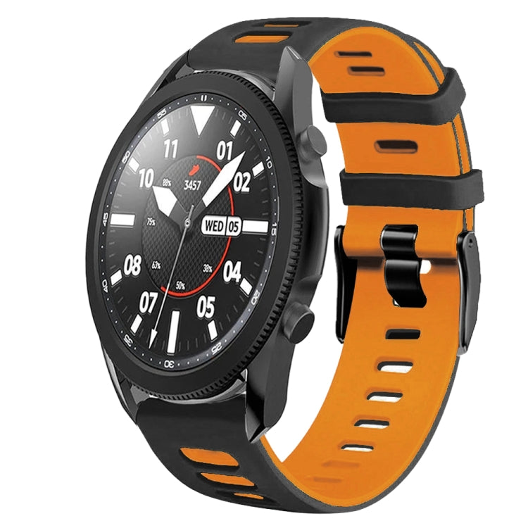 For Samsung Galaxy Watch 5 Pro  45mm 20mm Two-Color Silicone Watch Band