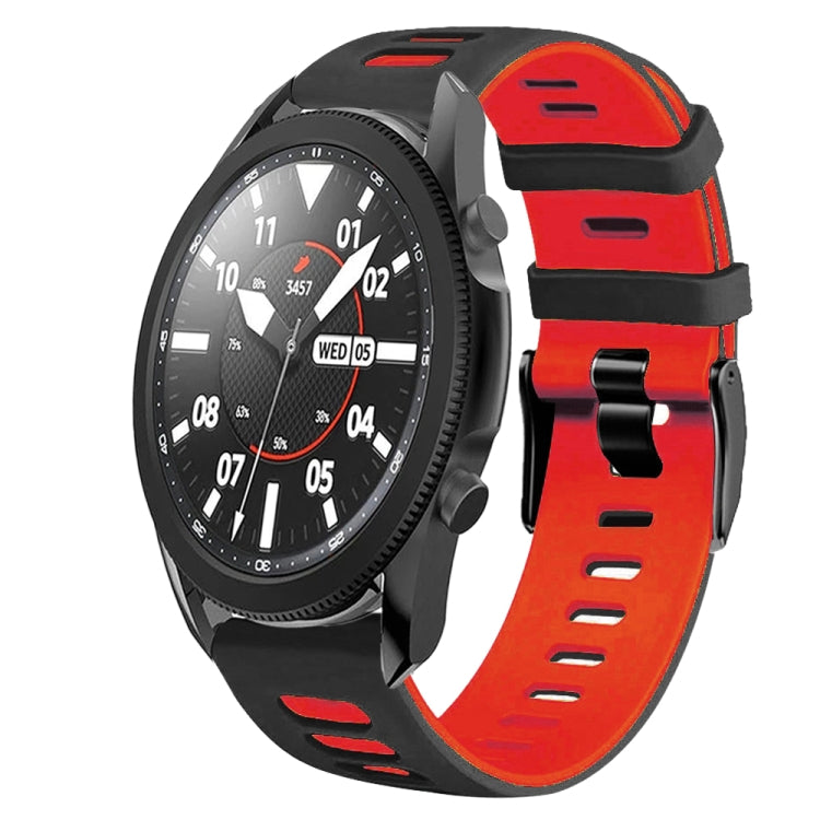 For Samsung Galaxy Watch 5 Pro  45mm 20mm Two-Color Silicone Watch Band