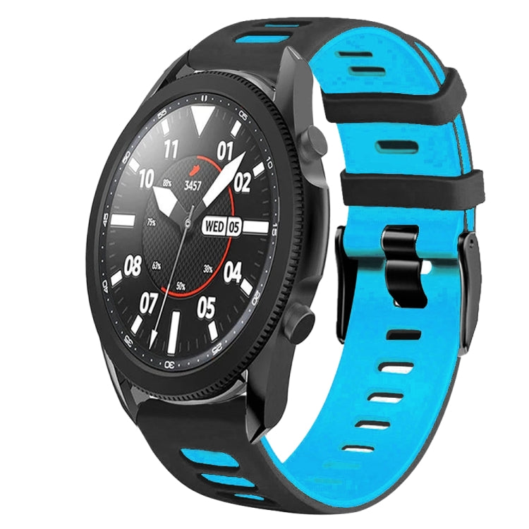 For Samsung Galaxy Watch 5 Pro  45mm 20mm Two-Color Silicone Watch Band