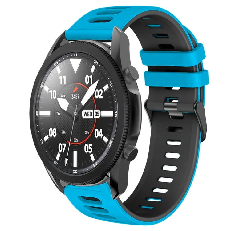 For Samsung Galaxy Watch 5 Pro  45mm 20mm Two-Color Silicone Watch Band
