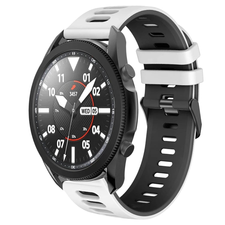 For Samsung Galaxy Watch 5 Pro  45mm 20mm Two-Color Silicone Watch Band
