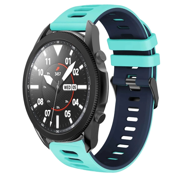 For Samsung Galaxy Watch 5 Pro  45mm 20mm Two-Color Silicone Watch Band