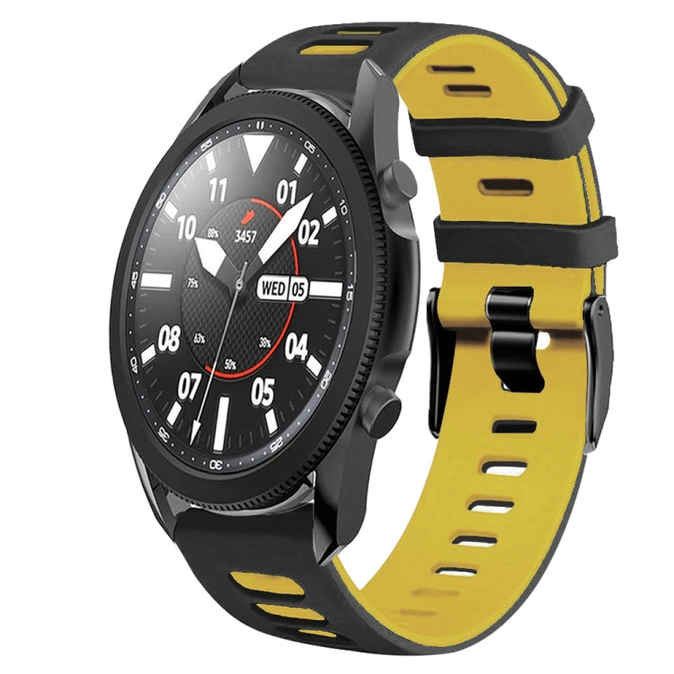 For Samsung Galaxy Watch 5 Pro  45mm 20mm Two-Color Silicone Watch Band