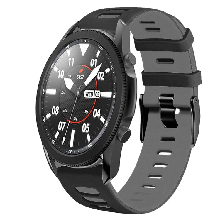 For Samsung Galaxy Watch 5 Pro  45mm 20mm Two-Color Silicone Watch Band