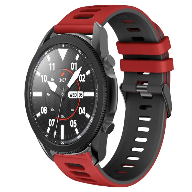 For Samsung Galaxy Watch 5 Pro  45mm 20mm Two-Color Silicone Watch Band