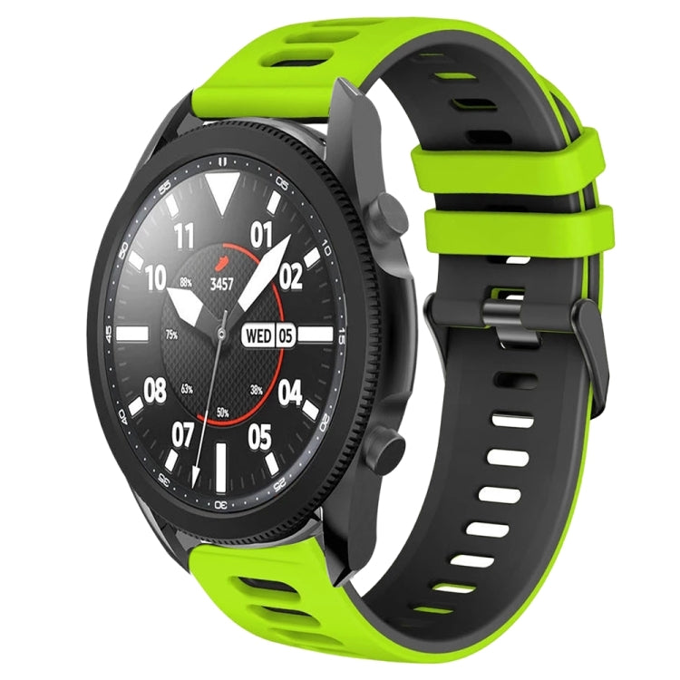 For Samsung Galaxy Watch 5 Pro  45mm 20mm Two-Color Silicone Watch Band