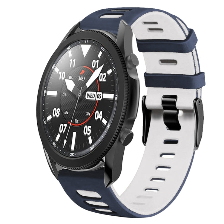 For Samsung Galaxy Watch 5 Pro  45mm 20mm Two-Color Silicone Watch Band