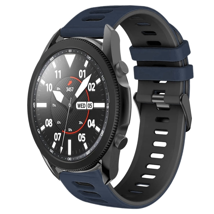 For Samsung Galaxy Watch 5 Pro  45mm 20mm Two-Color Silicone Watch Band