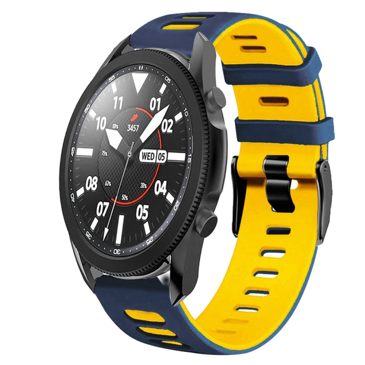 For Samsung Galaxy Watch 5 Pro  45mm 20mm Two-Color Silicone Watch Band