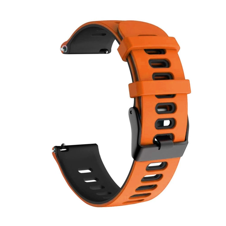 For Samsung Galaxy Watch Active 2 20mm Two-Color Silicone Watch Band