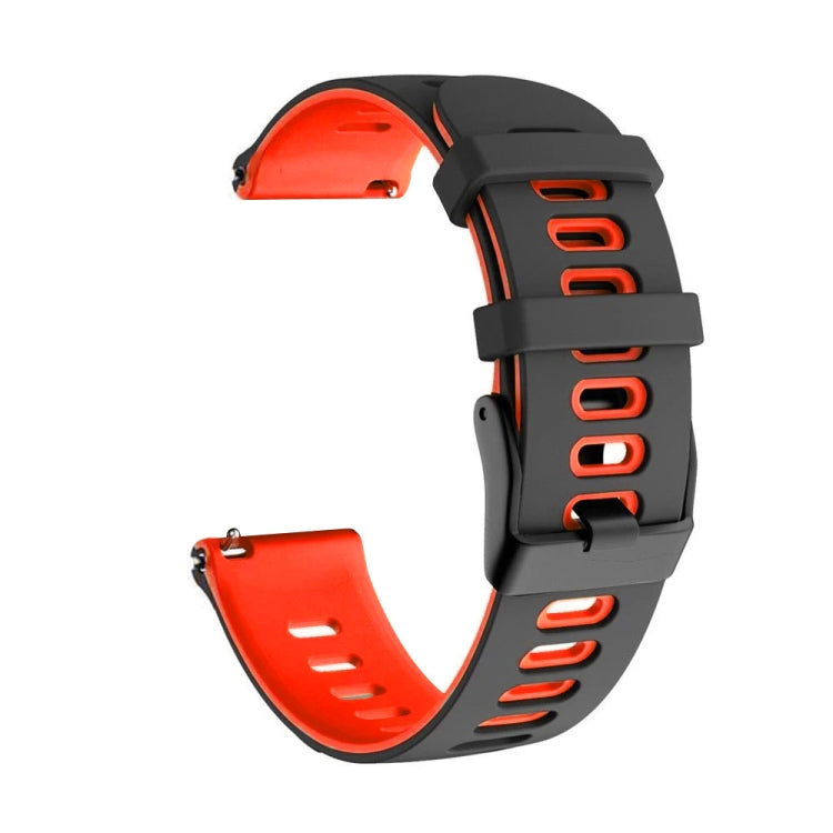 For Samsung Galaxy Watch Active 2 20mm Two-Color Silicone Watch Band