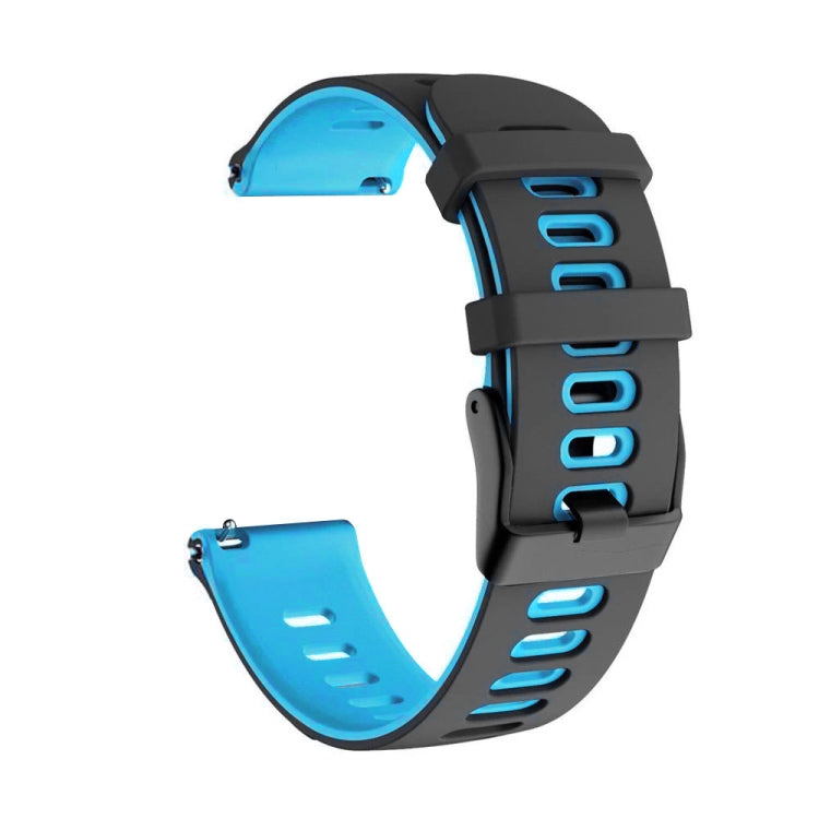 For Samsung Galaxy Watch Active 2 20mm Two-Color Silicone Watch Band
