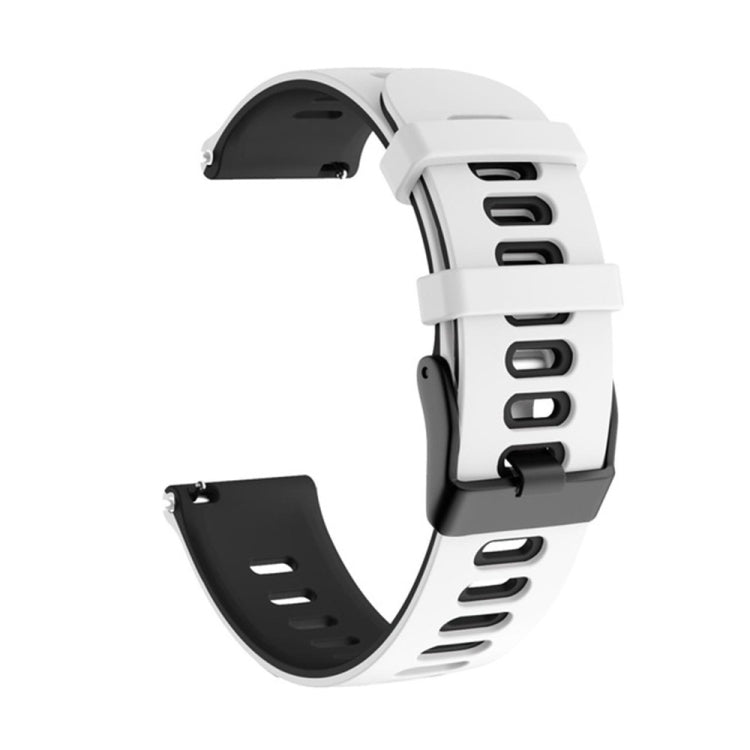 For Samsung Galaxy Watch Active 2 20mm Two-Color Silicone Watch Band