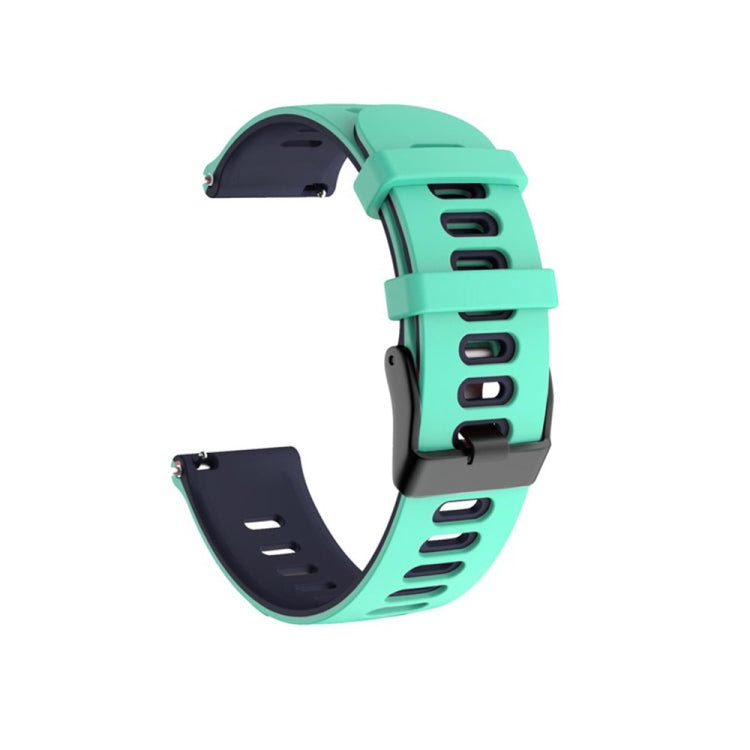 For Samsung Galaxy Watch Active 2 20mm Two-Color Silicone Watch Band