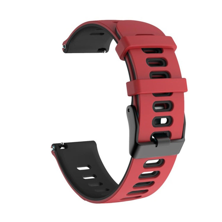 For Samsung Galaxy Watch Active 2 20mm Two-Color Silicone Watch Band