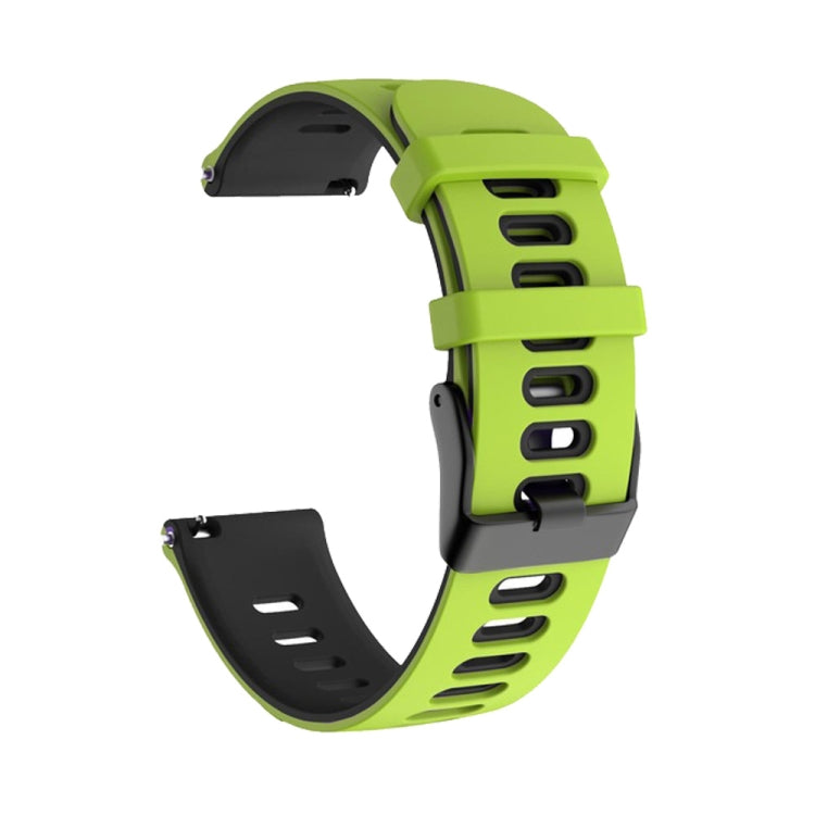 For Samsung Galaxy Watch Active 2 20mm Two-Color Silicone Watch Band