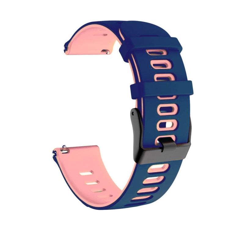 For Samsung Galaxy Watch Active 2 20mm Two-Color Silicone Watch Band