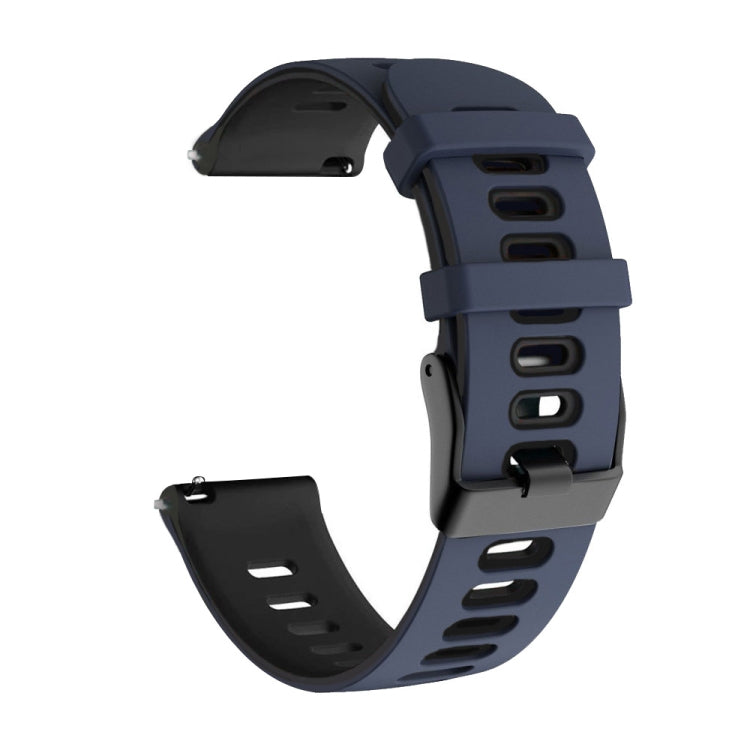 For Samsung Galaxy Watch Active 2 20mm Two-Color Silicone Watch Band