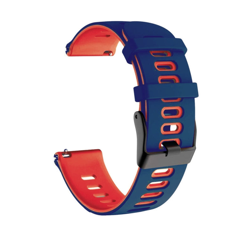 For Samsung Galaxy Watch Active 2 20mm Two-Color Silicone Watch Band
