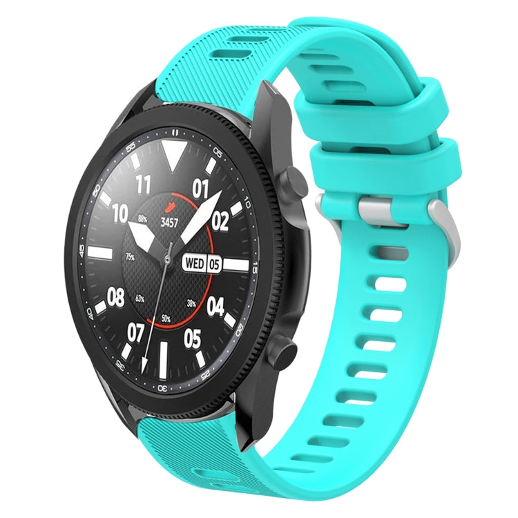 For Samsung Galaxy Watch5 Pro  45mm 20mm Twill Solid Color Silicone Watch Band