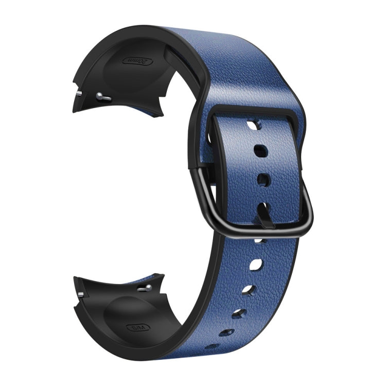 For Samsung Galaxy Watch Active 2 Silicone Adhesive Leather Watch Band