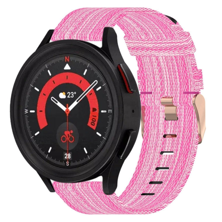 For Samsung Galaxy Watch5 40mm 20mm Nylon Woven Watch Band