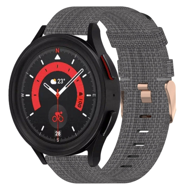 For Samsung Galaxy Watch5 40mm 20mm Nylon Woven Watch Band
