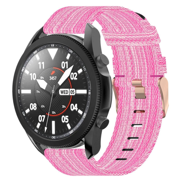 For Samsung Galaxy Watch5 Pro 45mm 20mm Nylon Woven Watch Band