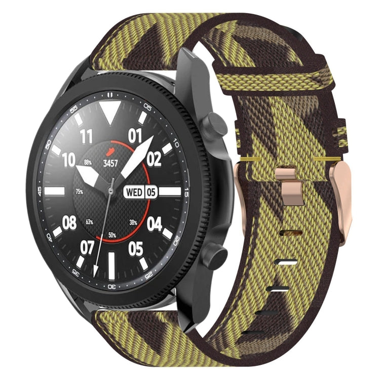 For Samsung Galaxy Watch5 Pro 45mm 20mm Nylon Woven Watch Band