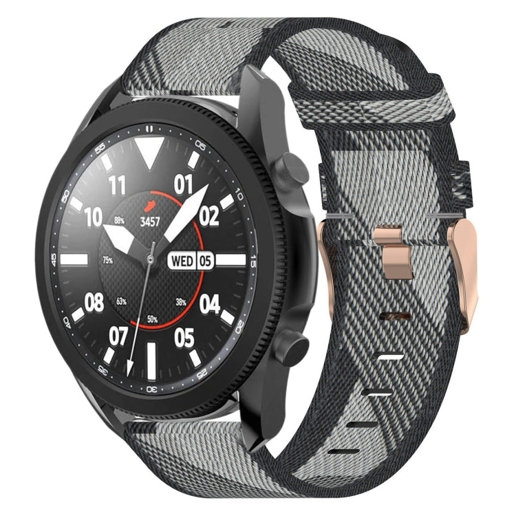 For Samsung Galaxy Watch5 Pro 45mm 20mm Nylon Woven Watch Band