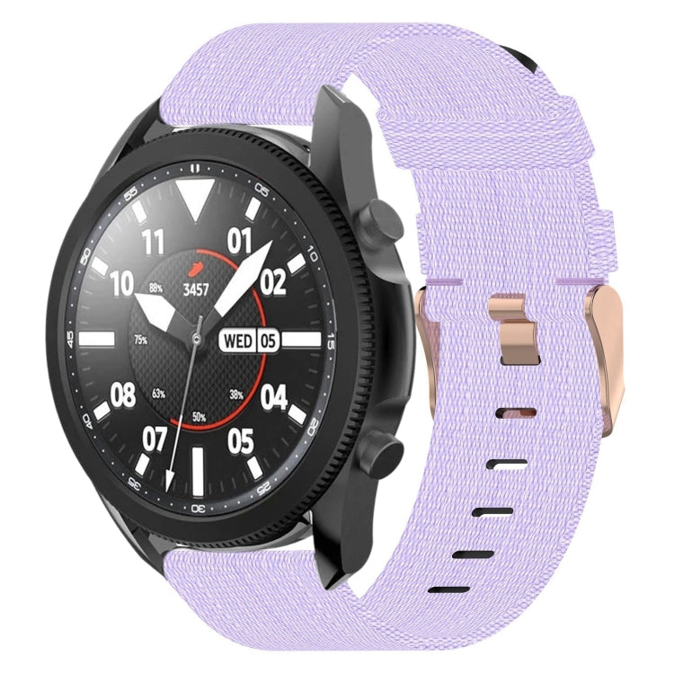 For Samsung Galaxy Watch5 Pro 45mm 20mm Nylon Woven Watch Band