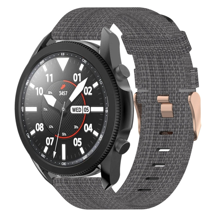 For Samsung Galaxy Watch5 Pro 45mm 20mm Nylon Woven Watch Band
