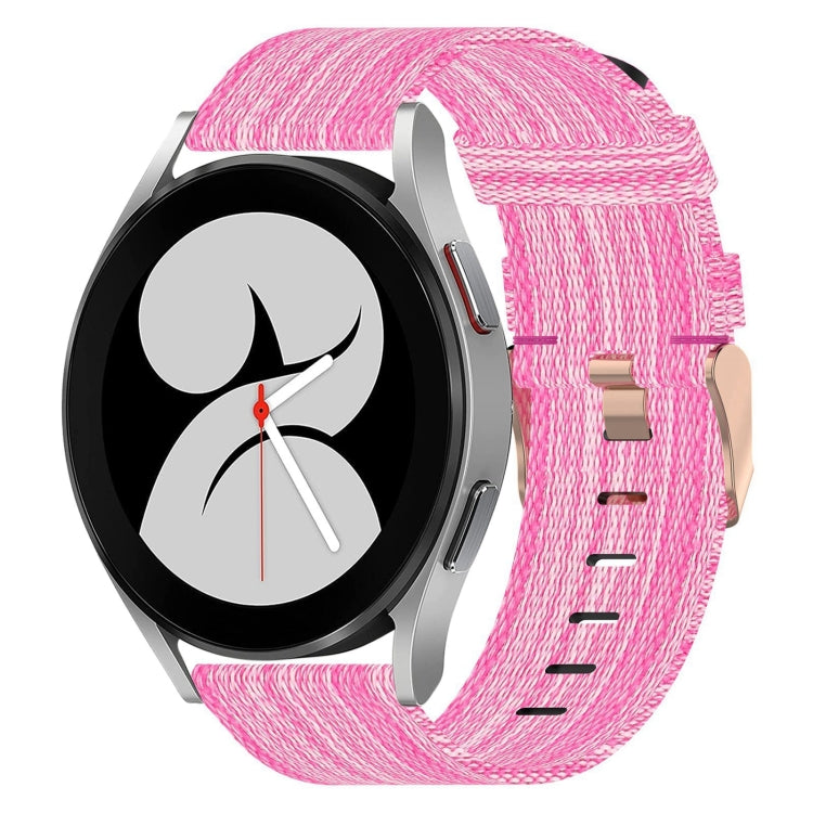 For Samsung Galaxy Watch4 40mm 20mm Nylon Woven Watch Band