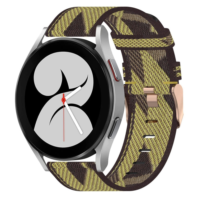 For Samsung Galaxy Watch4 40mm 20mm Nylon Woven Watch Band