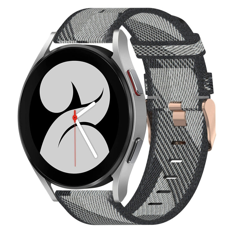 For Samsung Galaxy Watch4 40mm 20mm Nylon Woven Watch Band