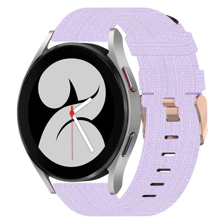 For Samsung Galaxy Watch4 40mm 20mm Nylon Woven Watch Band