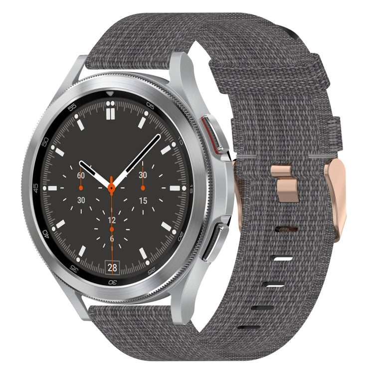 For Samsung Galaxy Watch4 Classic 46mm 20mm Nylon Woven Watch Band