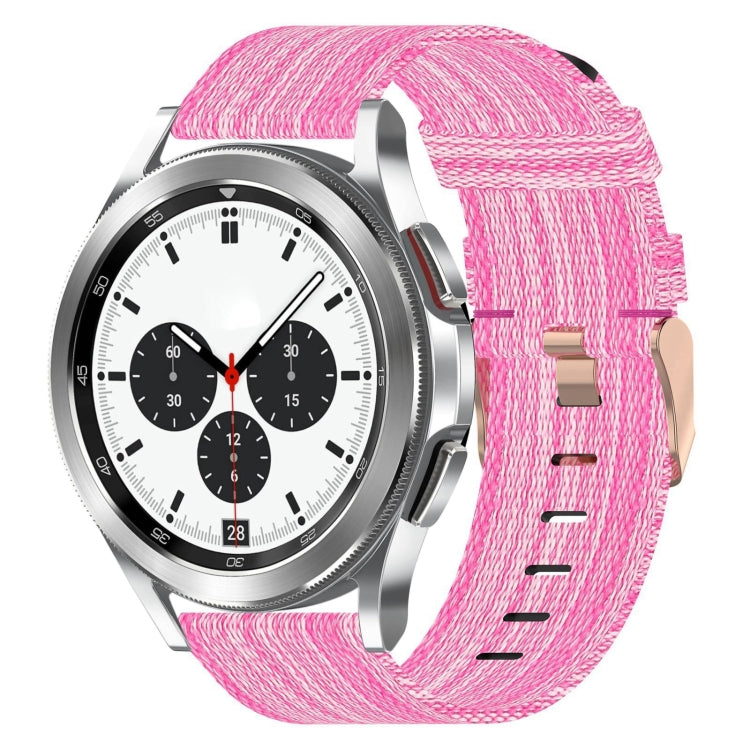 For Samsung Galaxy Watch4 Classic 42mm 20mm Nylon Woven Watch Band