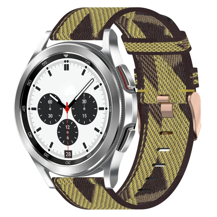 For Samsung Galaxy Watch4 Classic 42mm 20mm Nylon Woven Watch Band