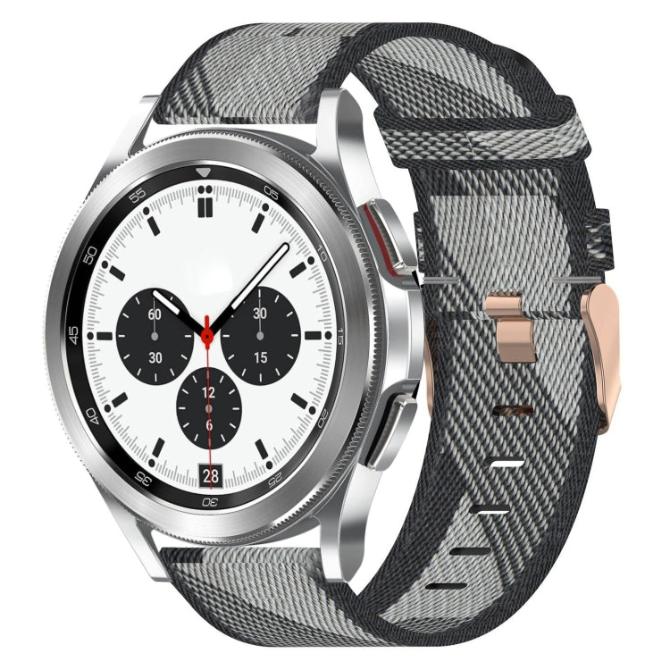 For Samsung Galaxy Watch4 Classic 42mm 20mm Nylon Woven Watch Band